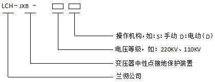 LCH-JXB型變壓器中性點(diǎn)間隙保護(hù)裝置型號含義